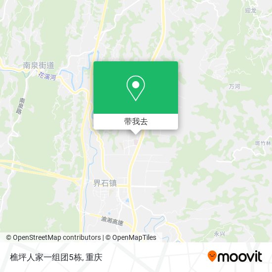樵坪人家一组团5栋地图