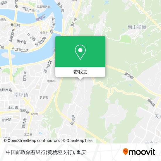 中国邮政储蓄银行(黄桷垭支行)地图