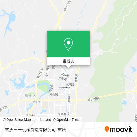重庆三一机械制造有限公司地图