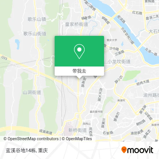 蓝溪谷地14栋地图