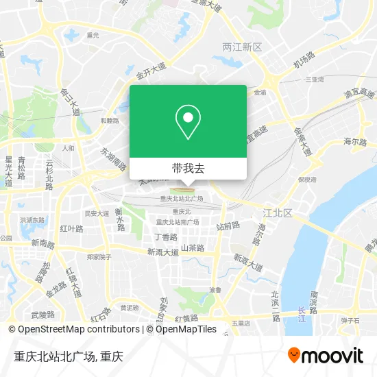 重庆北站北广场地图