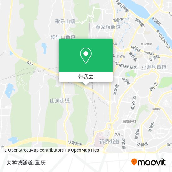 大学城隧道地图