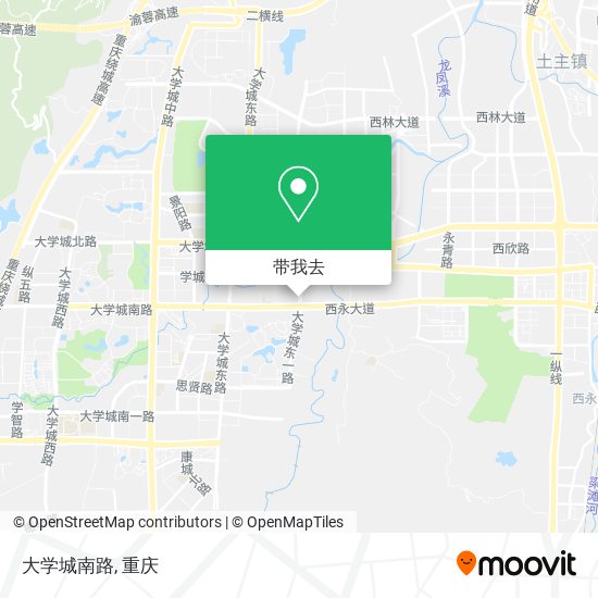 大学城南路地图