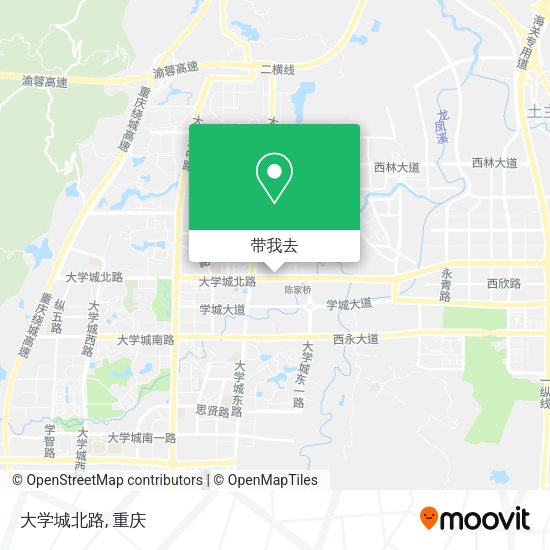 大学城北路地图