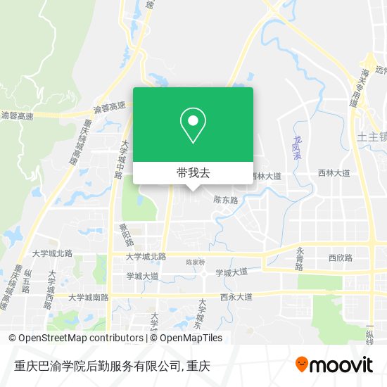 重庆巴渝学院后勤服务有限公司地图