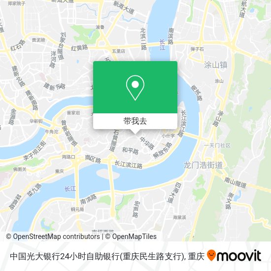 中国光大银行24小时自助银行(重庆民生路支行)地图