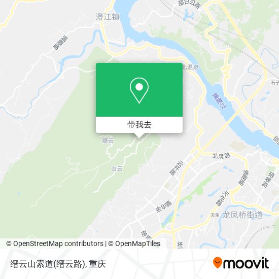 缙云山索道(缙云路)地图