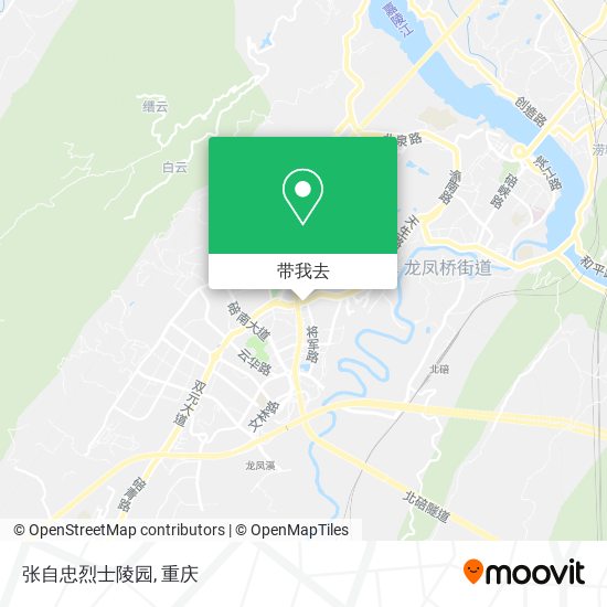 张自忠烈士陵园地图