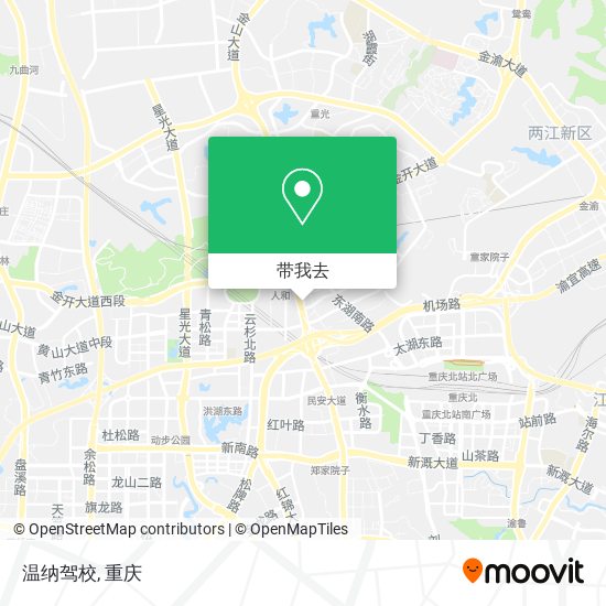 温纳驾校地图