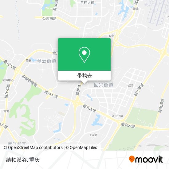 纳帕溪谷地图