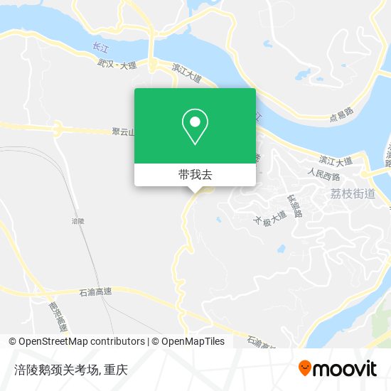 涪陵鹅颈关考场地图