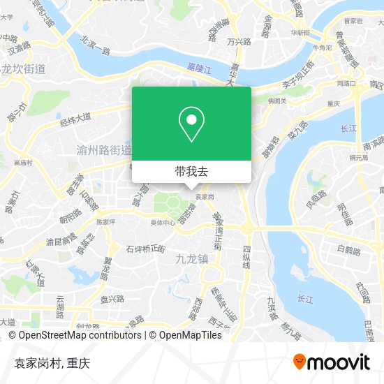 袁家岗村地图