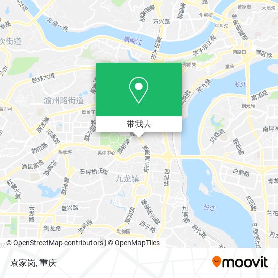 袁家岗地图
