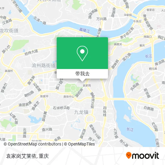 袁家岗艾莱依地图