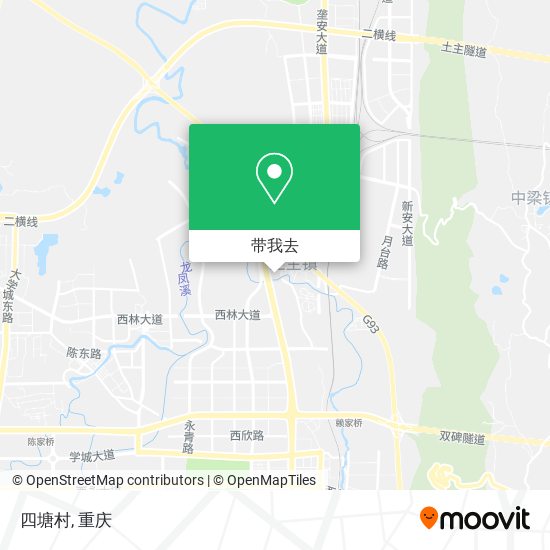 四塘村地图