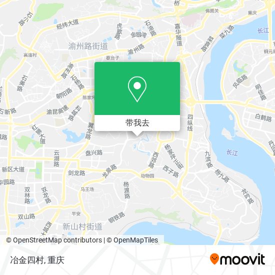 冶金四村地图