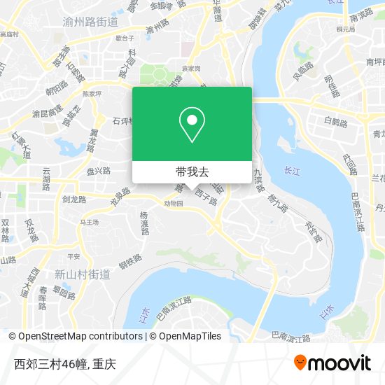 西郊三村46幢地图