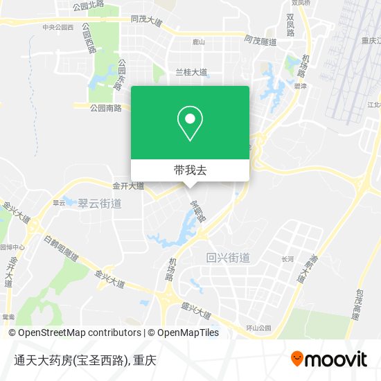 通天大药房(宝圣西路)地图