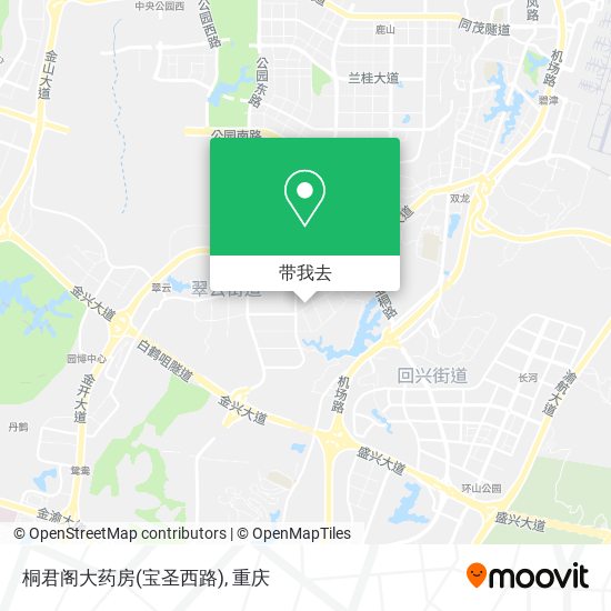 桐君阁大药房(宝圣西路)地图