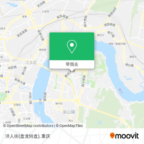 洋人街(盘龙转盘)地图