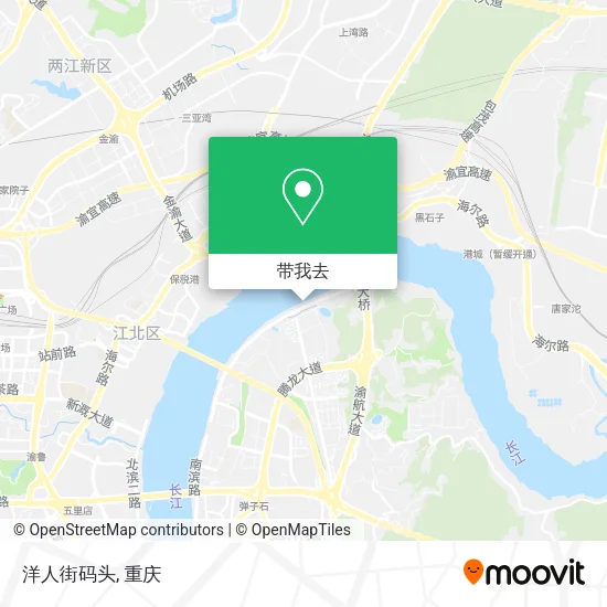 洋人街码头地图