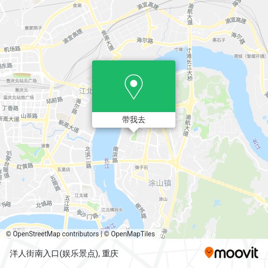 洋人街南入口(娱乐景点)地图