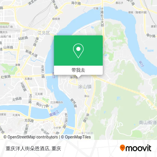 重庆洋人街朵恩酒店地图