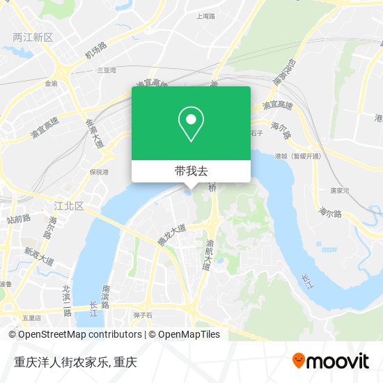 重庆洋人街农家乐地图