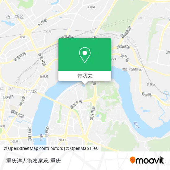 重庆洋人街农家乐地图