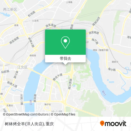 树林烤全羊(洋人街店)地图