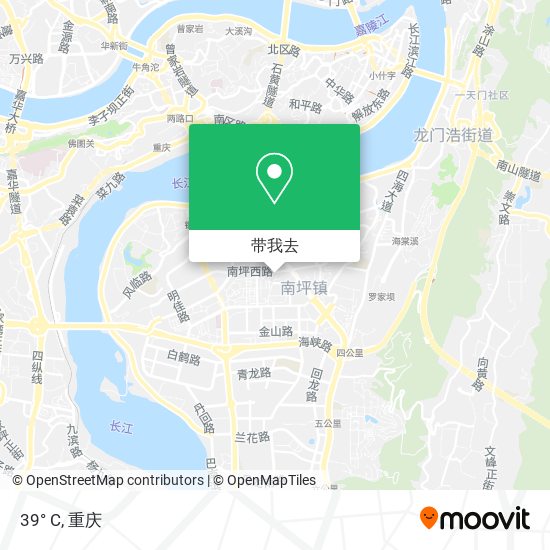 39° C地图