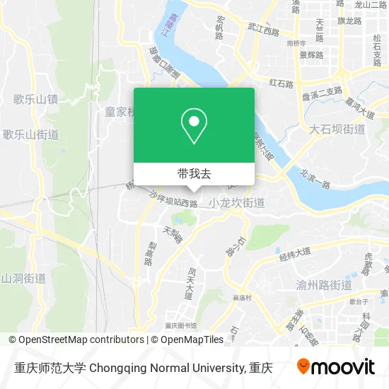重庆师范大学 Chongqing Normal University地图