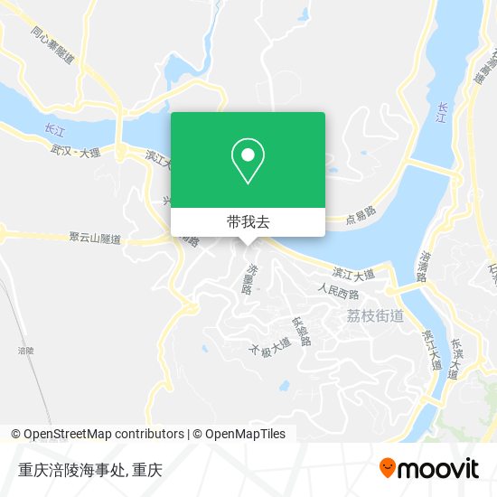 重庆涪陵海事处地图