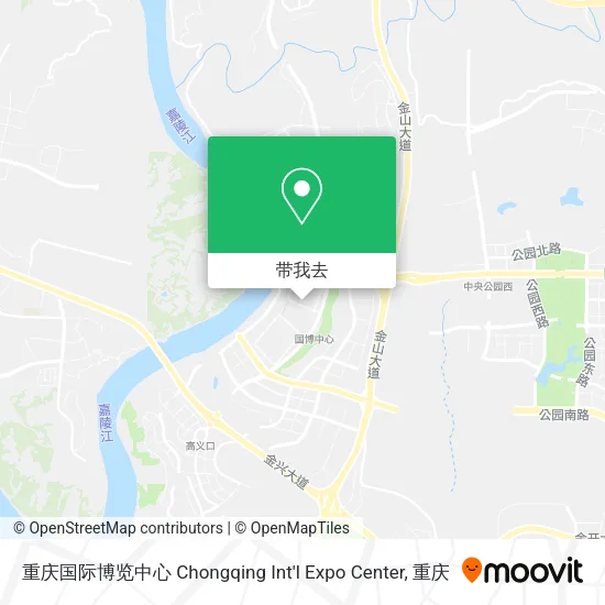 重庆国际博览中心 Chongqing Int'l Expo Center地图