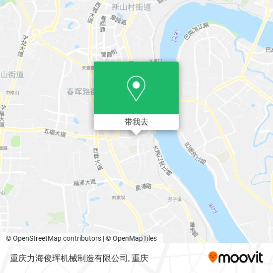 重庆力海俊珲机械制造有限公司地图