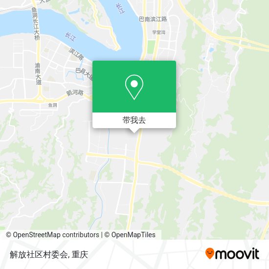 解放社区村委会地图