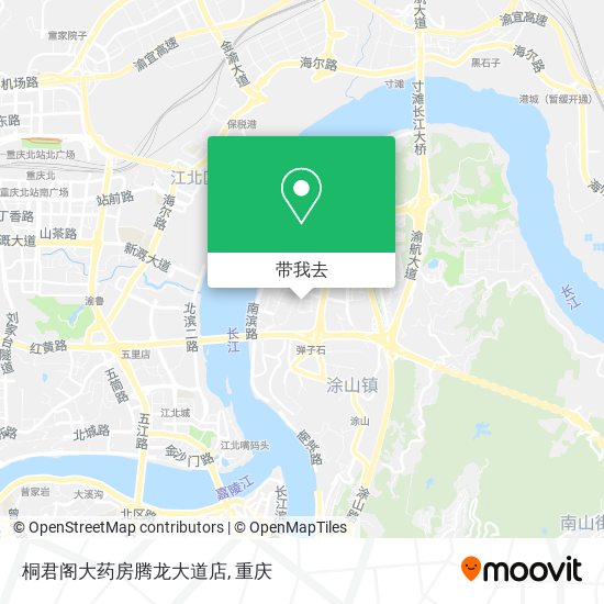 桐君阁大药房腾龙大道店地图