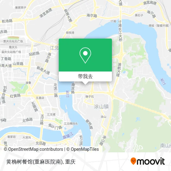 黄桷树餐馆(重麻医院南)地图