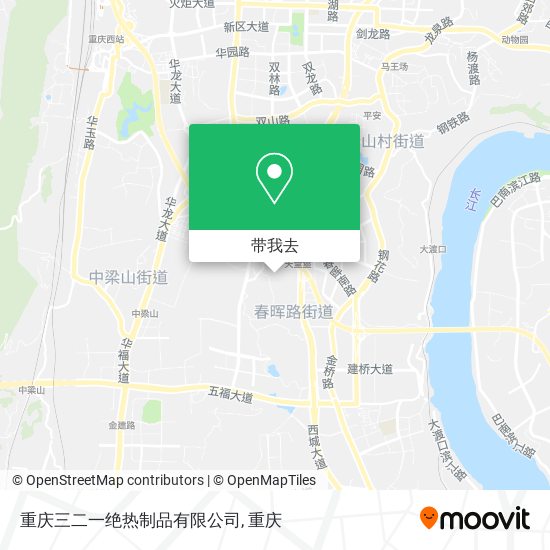重庆三二一绝热制品有限公司地图