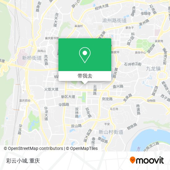 彩云小城地图
