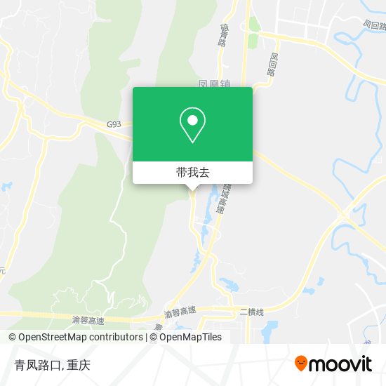青凤路口地图