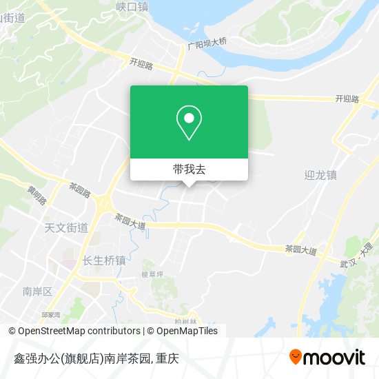 鑫强办公(旗舰店)南岸茶园地图
