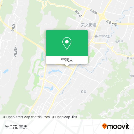 米兰路地图