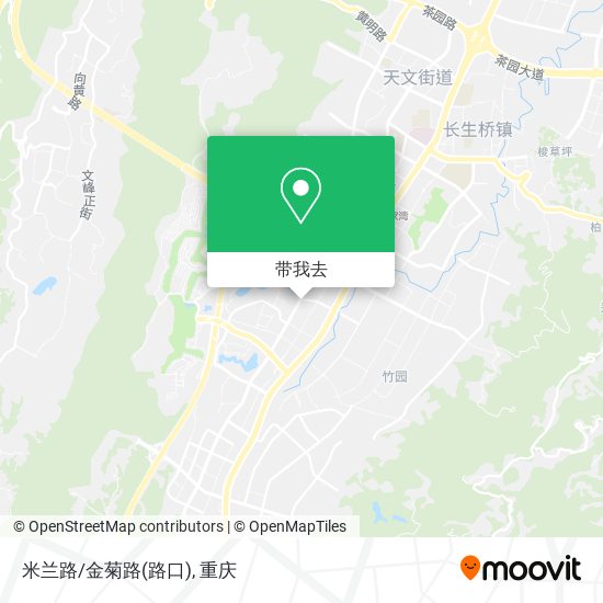 米兰路/金菊路(路口)地图