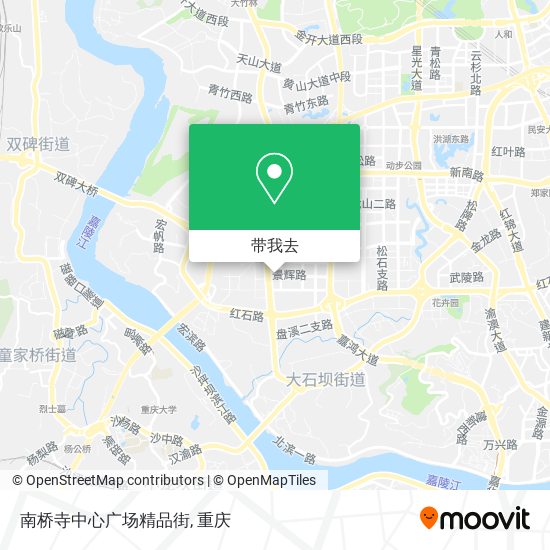 南桥寺中心广场精品街地图