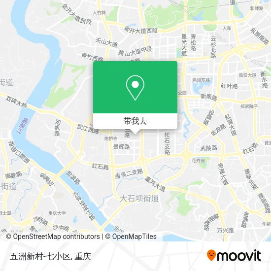 五洲新村-七小区地图