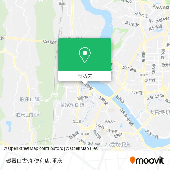 磁器口古镇-便利店地图