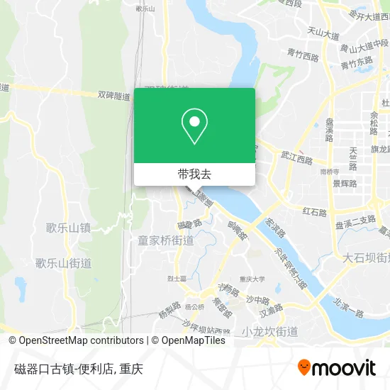 磁器口古镇-便利店地图