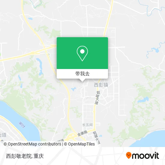 西彭敬老院地图