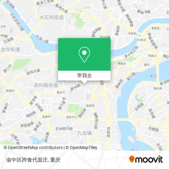 渝中区跨食代面庄地图